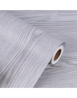 Folia rolka samoprzylepna okleina tapeta dąb srebrno-szary 1,22x50m