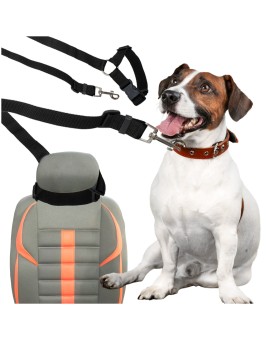 Smycz dla psa kota pas bezpieczeństwa do auta samochodu na zagłówek bezpieczny mocny