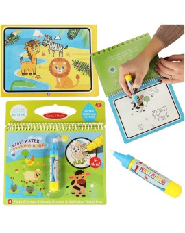 Kolorowanka malowanka Książeczka wodna z mazakiem - Zwierzęta