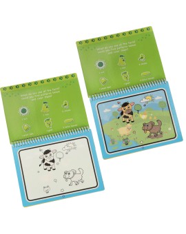 Kolorowanka malowanka Książeczka wodna z mazakiem - Zwierzęta Kik Sp. z o. o. Sp. k. | Time- 2