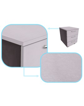 Folia okleina rolka aluminium imitująca stal metalic szczotkowana srebrna 1,52x30m Kik Sp. z o. o. Sp. k. | Time- 2