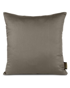 Poszewka na poduszkę 40x40 cm z satyny bawełnianej jasnobrązowa NOVA
