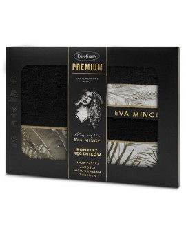 EVA MINGE Komplet ręczników EVA 17 w eleganckim opakowaniu, idealne na prezent, 500 g/m2