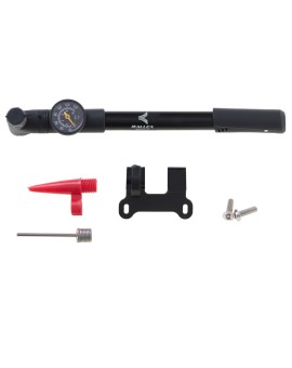 Pompka do roweru z manometrem RALLEX rowerowa ręczna do piłki materaca z uchwytem na rower Kik Sp. z o. o. Sp. k. | Time- 2