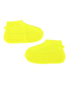Nakładki przeciwdeszczowe na buty ochraniacze nieprzemakalne przeciwdeszczowe kalosze S żółte roz. 26-34 Kik Sp. z o. o. Sp. k. 