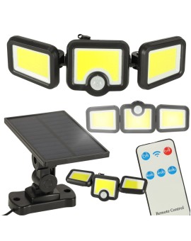 Lampa solarna LED 3w1 z czujnikiem ruchu zmierzchu