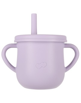 Naczynia silikonowe dla dzieci niemowląt krab zestaw 9 elementów fioletowy Kik Sp. z o. o. Sp. k. | Time- 2