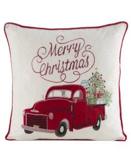 Poszewka świąteczny 146 45 X 45 Cm Kremowy