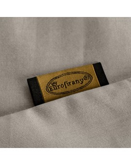 Poszewka na poduszkę 40x40 cm z satyny bawełnianej beżowa NOVA Eurofirany | Time- 2