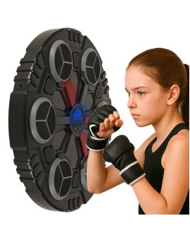 Tarcza bokserska treningowa na ścianę trenażer muzyka Bluetooth LED USB