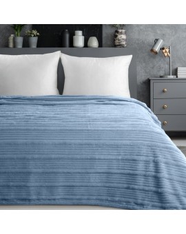 Koc Nina 220 X 200 Cm Niebieski