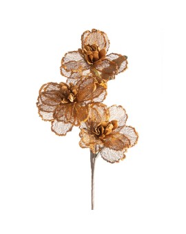 Kwiat Flore 876 Brązowy
