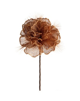 Kwiat Flore 877 Brązowy