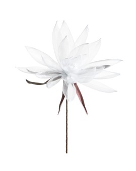 Kwiat Organza 3 Biały