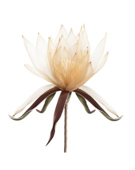 Kwiat Organza 2 Jasnobeżowy