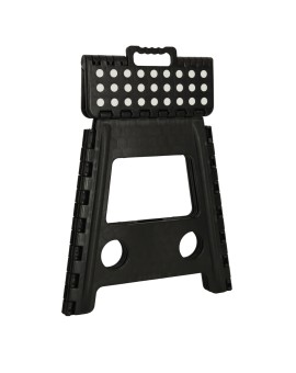 Stołek taboret składany antypoślizgowy 39,5 cm czarny