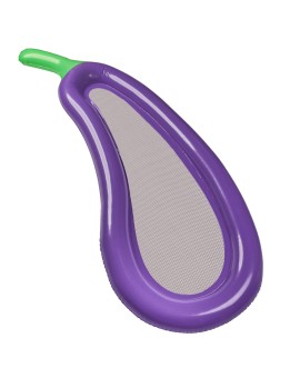 Materac dmuchany siateczkowy do pływania na basen wodę bakłażan XXL 240cm Kik Sp. z o. o. Sp. k. | Time- 2