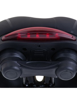 Siodełko rowerowe RALLEX sportowe wygodne pianka elastyczna lampka LED