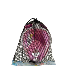 Maska do snurkowania pełna składana S/M różowa