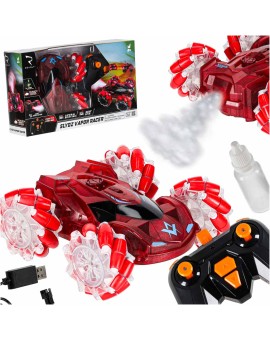 Samochód zdalnie sterowany na pilota Drift Off-Road REVOLT Slydz Vapor Racer 360 czerwony