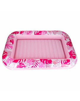 Materac dmuchany do pływania, leżak do opalania z poduszką 175cm różowy Kik Sp. z o. o. Sp. k. | Time- 2