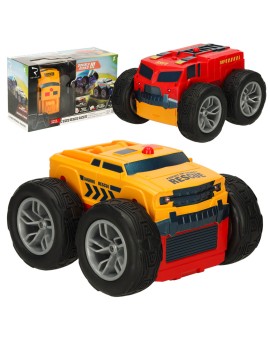Samochód auto na pilota Revolt 2 Sided Rescue Racer mega transformacja obrót 360 4WD