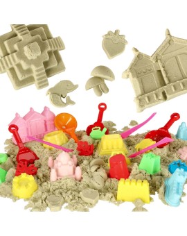 Akcesoria do piasku zabawki foremki łopatki 28 elementów