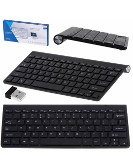 Klawiatura bezprzewodowa Smart TV czarna