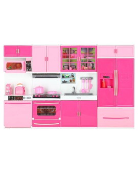 Mebelki dla lalek kuchnia 4 segmenty dźwięki LED 48cm Kik Sp. z o. o. Sp. k. | Time- 2