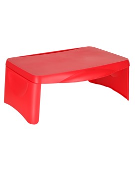 Stolik samochodowy do auta podróżny przenośny składany dla dzieci ze schowkiem czerwony Kik Sp. z o. o. Sp. k. | Time- 2