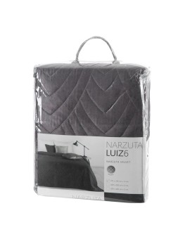 Tkanina zasłonowa aksamitny w dotyku  gruby welwet zaciemniający typu blackout Eurofirany | Time- 2