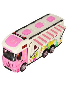 Kamper zdalnie sterowany na pilota samochód kempingowy auto 2,4GHz dźwięki światła akcesoria różowy Kik Sp. z o. o. Sp. k. | Tim