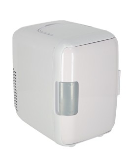 Lodówka turystyczna elektryczna samochodowa mini na jedzenie kosmetyki grzanie chłodzenie 2w1 3,4L biała Kik Sp. z o. o. Sp. k. 