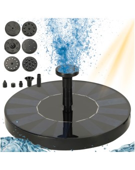 Fontanna solarna LUARO do oczka wodnego stawu do ogrodu pompa pływająca ogrodowa 16cm