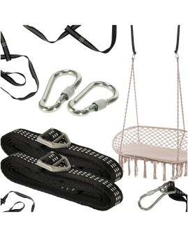 Zestaw do montażu mocowania huśtawki uchwyt do hamaka pas + karabińczyk 300kg