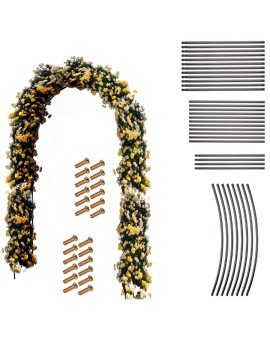 Pergola ogrodowa LUARO łuk uchwyt na róże kwiaty bluszcz pnącza metalowa 240 x 140 cm