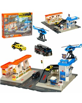 Stacja paliw parking policyjny zestaw 54 el.