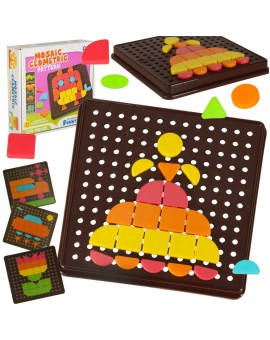 Mozaika geometryczna układanka kreatywna kształty 170 elementów