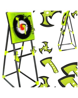 Tarcza dart silikonowa rzutki toporek gwiazdka akcesoria stojak zestaw XXL