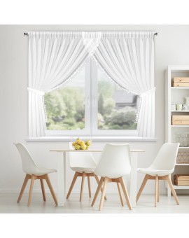 Firana Gotowa Artemida 1 Na Taśmie 400 X 160 Cm Biały