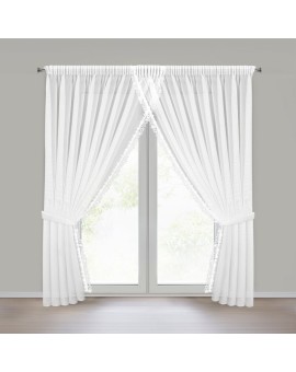 Firana Gotowa Artemida 1 Na Taśmie 400 X 250 Cm Biały