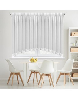 Firana Gotowa Hestia Na Taśmie 400 X 160 Cm Biały