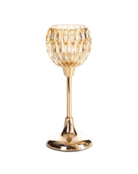 świecznik Dekoracyjny Zaria O 11 X 27 Cm Złoty