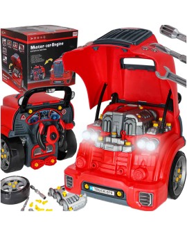 Ciężarówka silnik do rozkręcania zestaw mechanika ruchome elementy