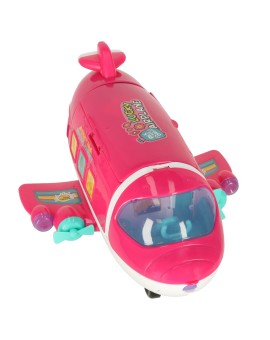 Samolot dla lalek pasażerski 2w1 rozkładany akcesoria różowy Kik Sp. z o. o. Sp. k. | Time- 2