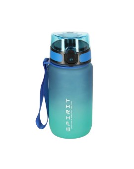 Butelka na wodę bidon z ustnikiem sportowy BPA FREE 600ml niebiesko-zielony Kik Sp. z o. o. Sp. k. | Time- 2