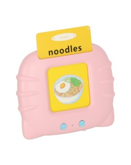 Nauka języka angielskiego czytnik kart do nauki słówek fiszki różowy Kik Sp. z o. o. Sp. k. | Time- 2