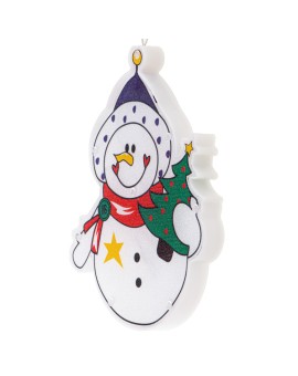 Lampki LED wisząca ozdoba dekoracja okna świąteczna przyssawka bałwan Kik Sp. z o. o. Sp. k. | Time- 2
