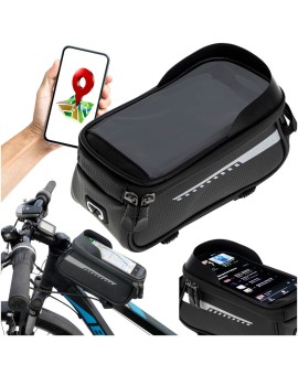 Torba rowerowa sakwa wodoodporna uchwyt na telefon