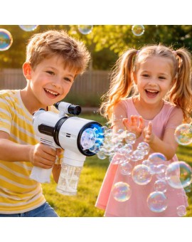Pistolet do robienia baniek mydlanych bańki mydlane biały Kik Sp. z o. o. Sp. k. | Time- 2